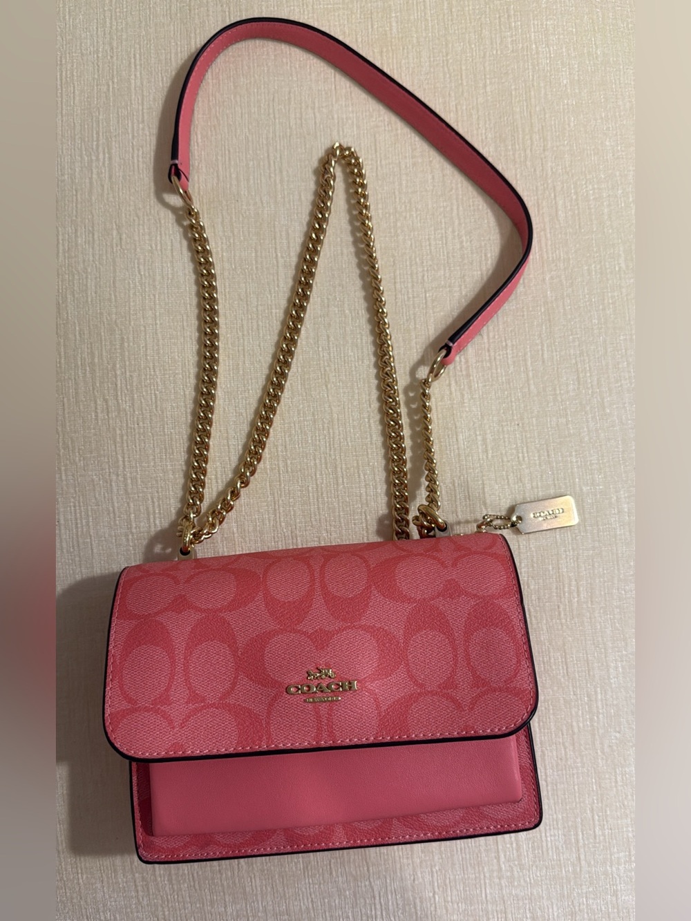PINK COACH BAG